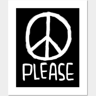 Peace Sign, Peace Please, No War, Antiwar Posters and Art